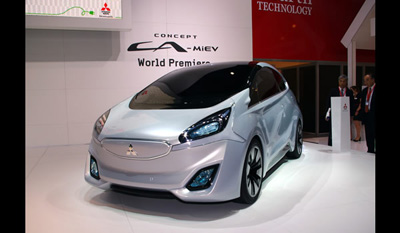 Mitsubishi CA-MiEV Electric Suburban Automobile and GR-HEV Sport Utility Diesel Hybrid Truck Concepts 2013 4